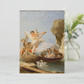 Giovanni Battista Tiepolo - Flug in Ägypten Einladung (Stehend Vorderseite)