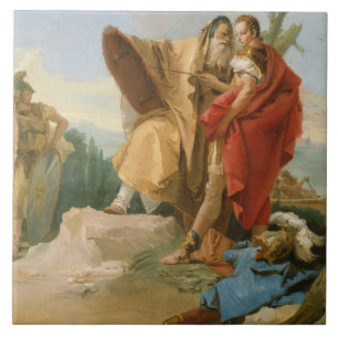 Giovanni Battista Tiepolo - Rinaldo und der Magus Fliese