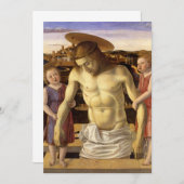Giovanni Bellini - Dead Christ Supported by Two An Einladung (Vorne/Hinten)