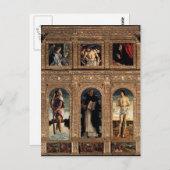 Giovanni Bellini-Polyptych von San Vincenzo Ferrer Postkarte (Vorne/Hinten)