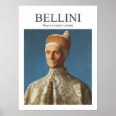 Giovanni Bellini Portrait von Doge Leonardo Loreda Poster (Vorne)