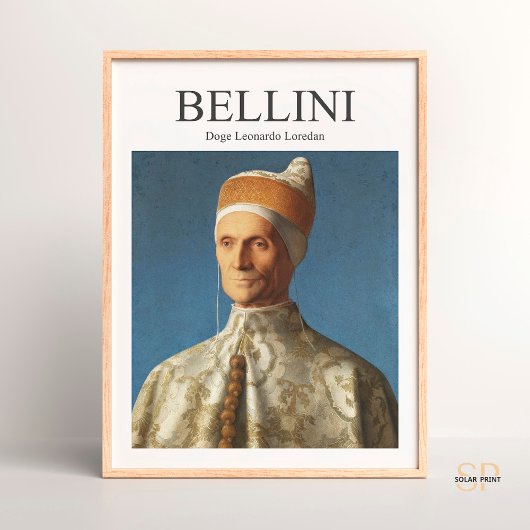 Giovanni Bellini Portrait von Doge Leonardo Loreda Poster