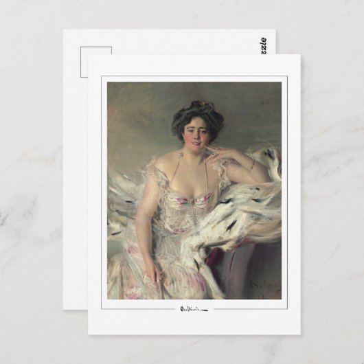 Giovanni Boldini #13 - Fine Art Postcard Postkarte (Vorne/Hinten)