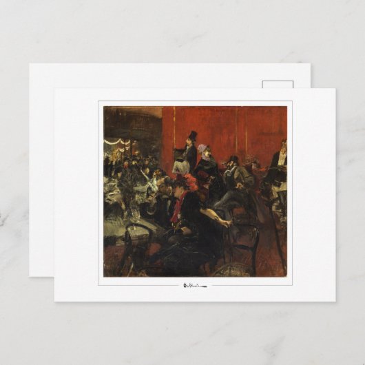Giovanni Boldini #181 - Fine Art Postcard Postkarte (Vorne/Hinten)