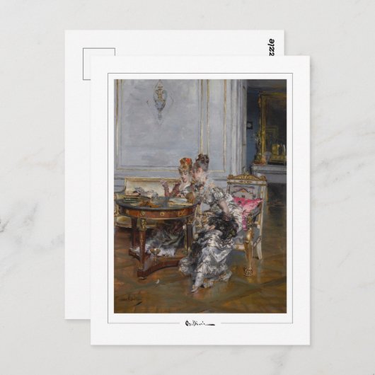 Giovanni Boldini #22 - Fine Art Postcard Postkarte (Vorne/Hinten)
