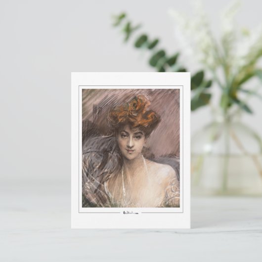 Giovanni Boldini #454 - Fine Art Postcard Postkarte (Stehend Vorderseite)