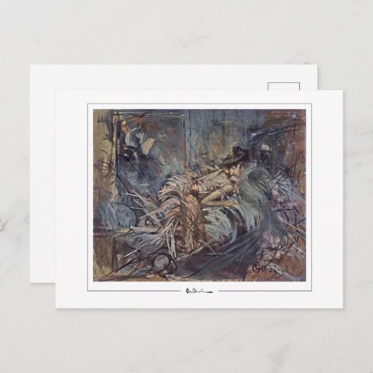 Giovanni Boldini #513 - Fine Art Postcard Postkarte (Vorne/Hinten)
