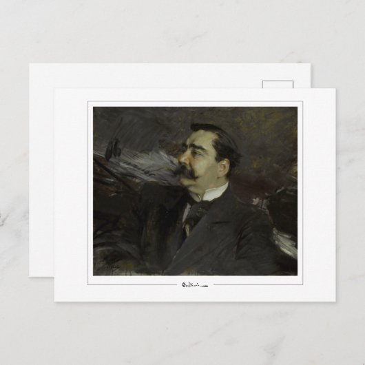 Giovanni Boldini #582 - Fine Art Postcard Postkarte (Vorne/Hinten)