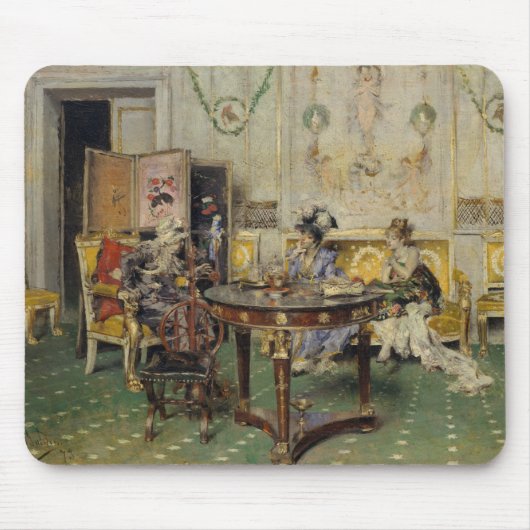 Giovanni Boldini - Gossip Mousepad (Vorne)