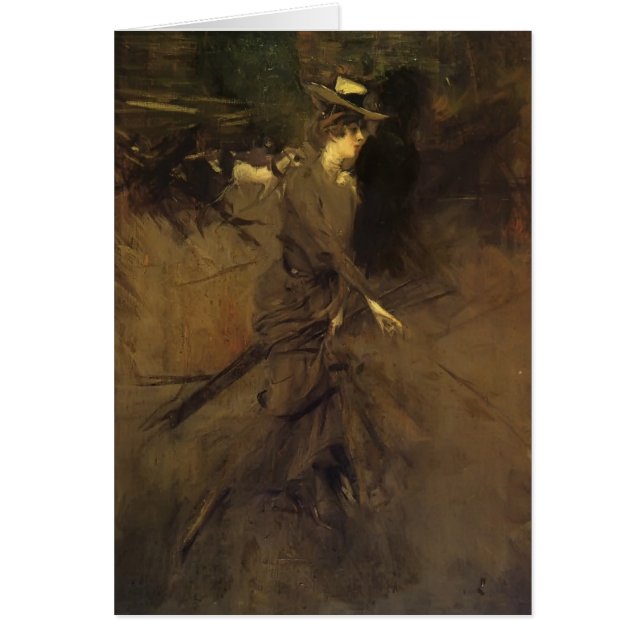 Giovanni Boldini- in der Promenade (Vorne)