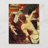 Giovanni Boldini - Sängerin Mondana Postkarte (Vorderseite)