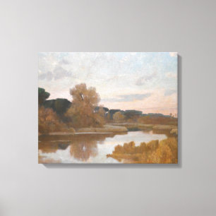 Giovanni Costa.- Castel Fusano Leinwanddruck