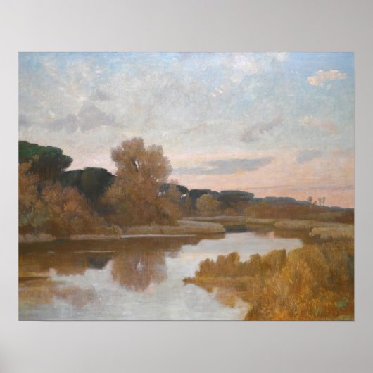 Giovanni Costa.- Castel Fusano Poster (Vorne)