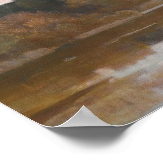 Giovanni Costa.- Castel Fusano Poster (Ecke)