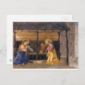 Giovanni_Di_Francesco_Del_Cervelliera_-_Nativity_a Postkarte (Vorne/Hinten)