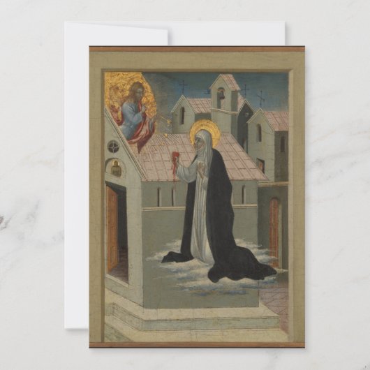 Giovanni di Paolo - St. Catherine von Siena Excha Einladung (Vorderseite)