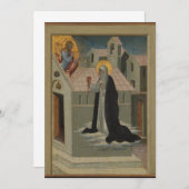 Giovanni di Paolo - St. Catherine von Siena Excha Einladung (Vorne/Hinten)
