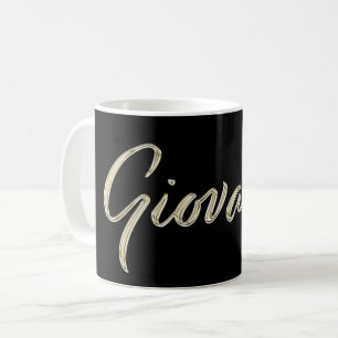 Giovanni Name whitegold Tasse Teetasse Kaffeetasse