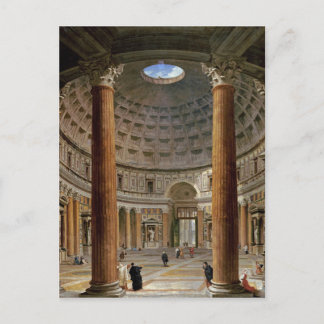 Giovanni Paolo Panini - The Pantheon, Rom Postkarte
