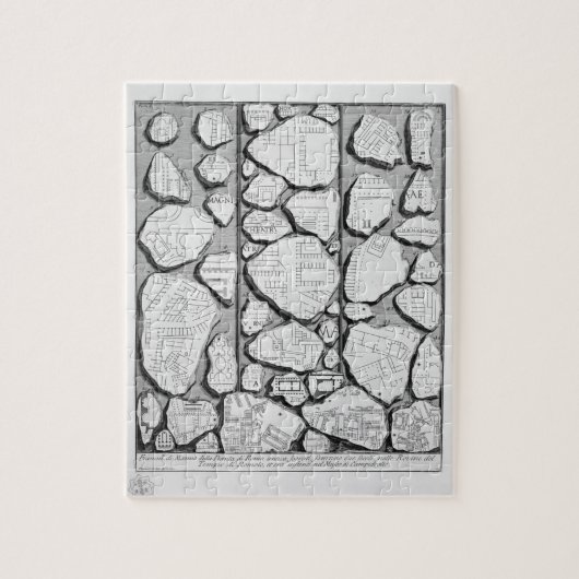 Giovanni Piranesi-Karte von altem Rome&Forma Urbis Puzzle (Vertikal)