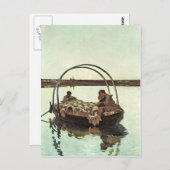 Giovanni Segantini - Ave Maria Postkarte (Vorne/Hinten)