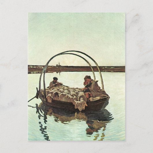 Giovanni Segantini - Ave Maria Postkarte (Vorderseite)