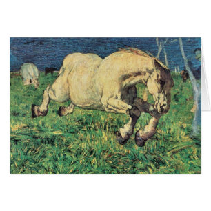 Giovanni Segantini - galoppierendes Pferd