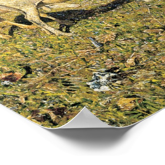 Giovanni Segantini Hochgenuss in den Alpen Poster (Ecke)