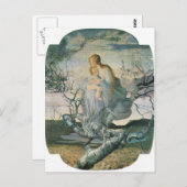 Giovanni Segantini - Lebensengel Postkarte (Vorne/Hinten)