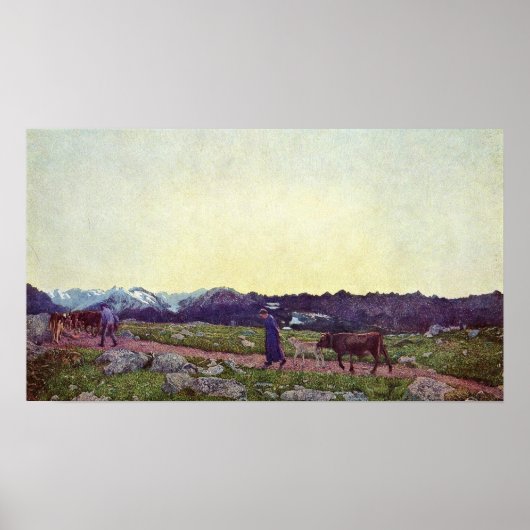Giovanni Segantini - Natur Poster (Vorne)