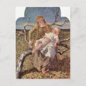 Giovanni Segantini - Obst der Liebe Postkarte (Vorderseite)