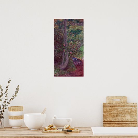 Giovanni Segantini Pine Tree Poster (Küche)