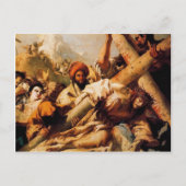 Giovanni Tiepolo-Christi fällt auf dem Weg nach Ca Postkarte (Vorderseite)