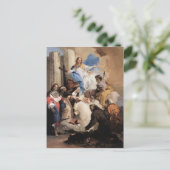 Giovanni Tiepolo - Die Jungfrau mit sechs Heiligen Postkarte (Stehend Vorderseite)