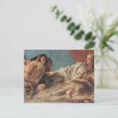 Giovanni Tiepolo - Neptun bietet Geschenke für Ven Postkarte (Stehend Vorderseite)
