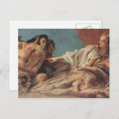Giovanni Tiepolo - Neptun bietet Geschenke für Ven Postkarte (Vorne/Hinten)