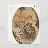 Giovanni Tiepolo: Transport des Heiligen Hauses Postkarte (Vorne/Hinten)