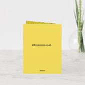 "Gipfel-" Anmerkungs-Karte Karte (Rückseite)