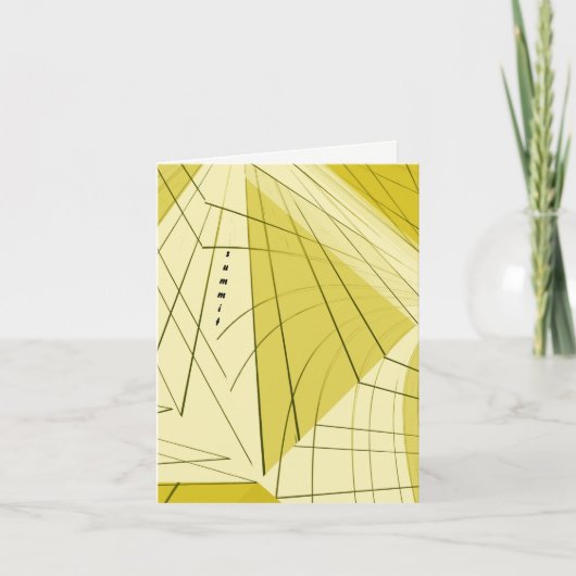 "Gipfel-" Anmerkungs-Karte Karte (Vorderseite)