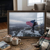 Gipfel der Freiheit: Ein patriotischer Aufstieg Puzzle