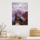 Gipfel der Sierras Poster (Küche)