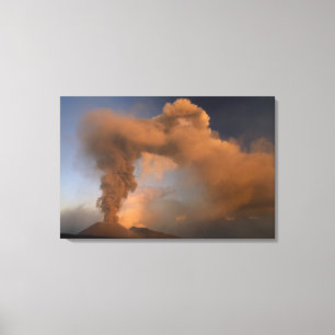 Gipfel des Ätna, Sizilien, Italien Leinwanddruck