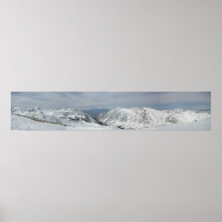 Gipfel des Baldy Mountain, Alta Utah Poster