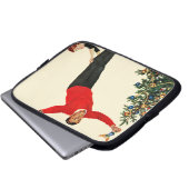 Gipfel des Baumes Laptopschutzhülle (Vorne Knopf)
