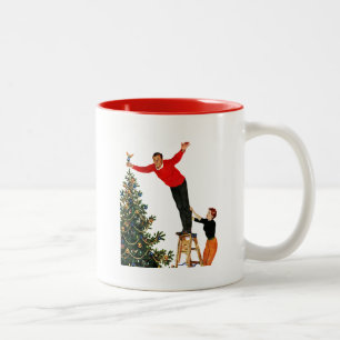 Gipfel des Baumes Zweifarbige Tasse