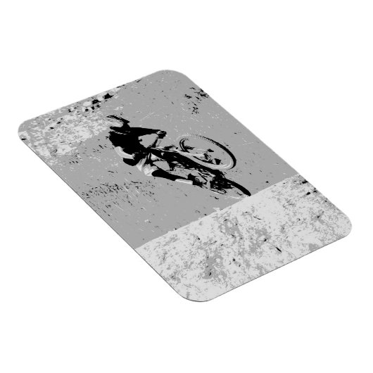 Gipfel des Berges - Mountain Biker Magnet (Rechte Seite)