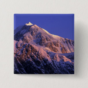 Gipfel des Denali-Gipfels (Mt. McKinley): Button