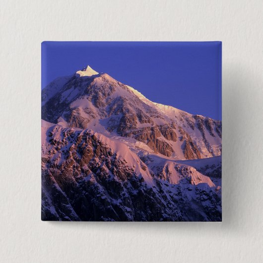 Gipfel des Denali-Gipfels (Mt. McKinley): Button (Vorderseite)