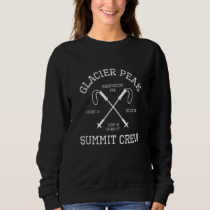 Gipfel des Glacier Peak in Washington erklommene C Sweatshirt