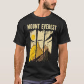 Gipfel des Mount Everest Mountain T-Shirt (Vorderseite)